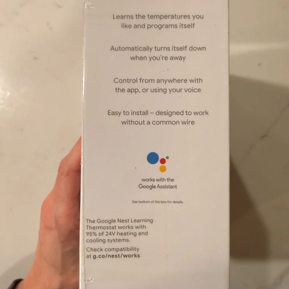 Google Nest Thermostat - White